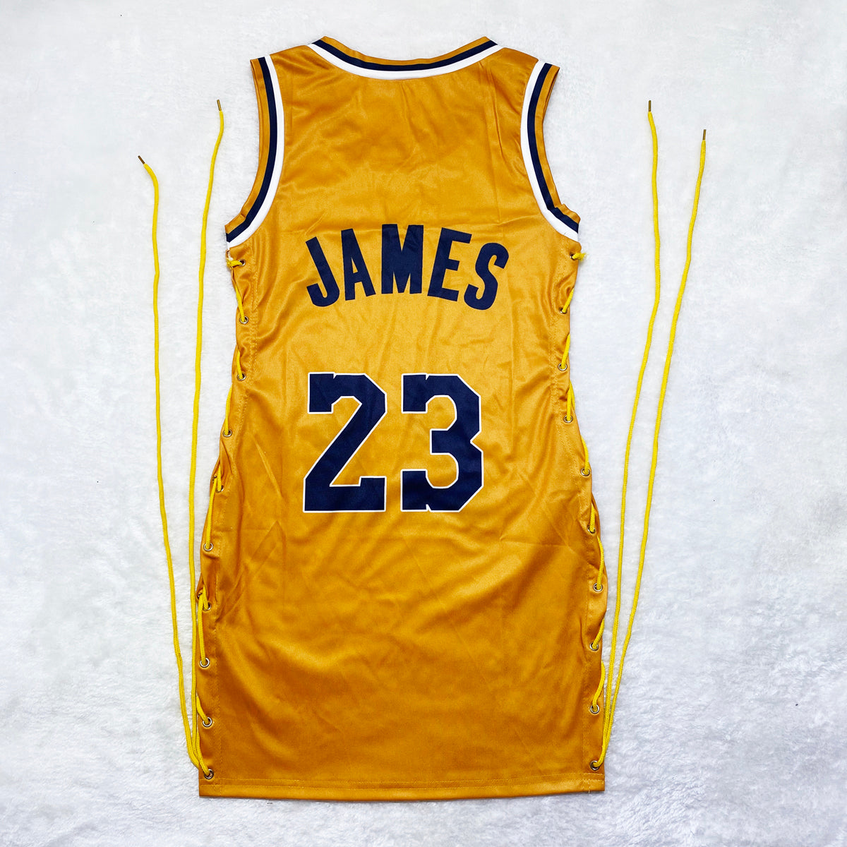 Lakers Jersey Dress -Yellow