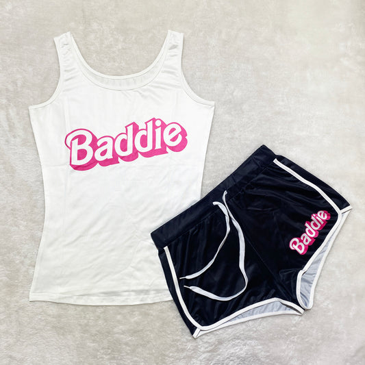 “Baddie” 2 Piece Shorts Set