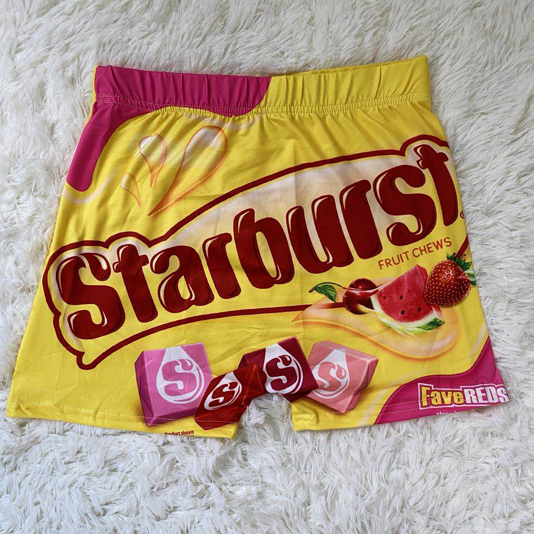 “Starburst” Shorts (Yellow)