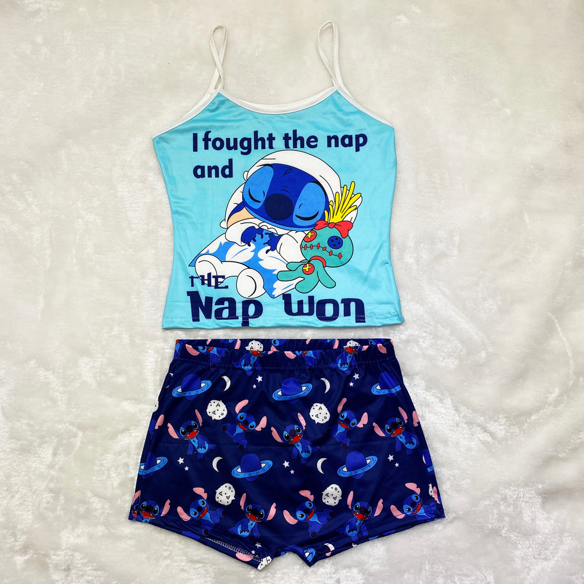 “The Nap Won” 2 Piece Shorts Set