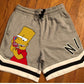 Bart Custom Shorts- Stripes