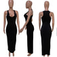 Racayla Bodycon Dress - Black