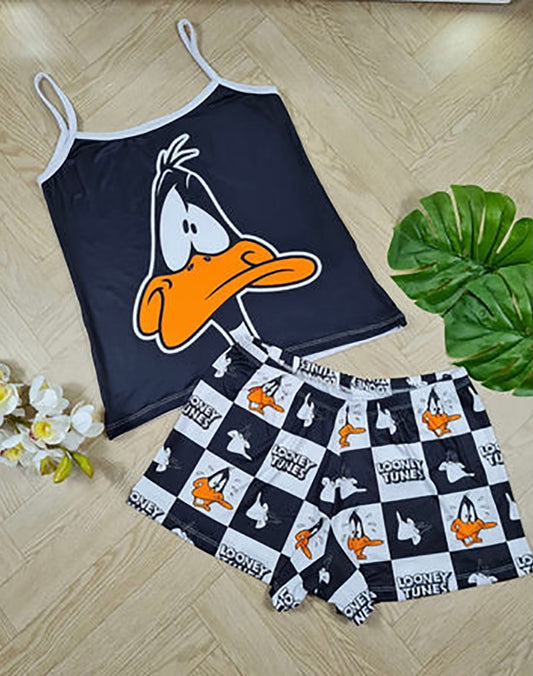 Daffy Duck 2 Piece Shorts Set