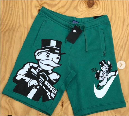 Monopoly Custom Shorts