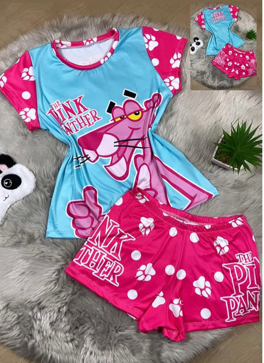Pink Panther 2 Piece Shirt Set
