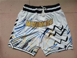 Warriors (White) Custom Shorts