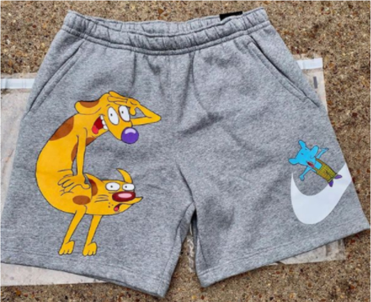CatDog Custom Shorts