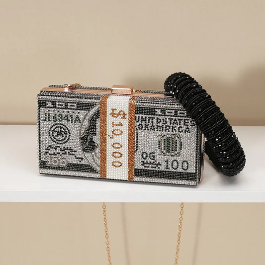 Black Money Bag Set