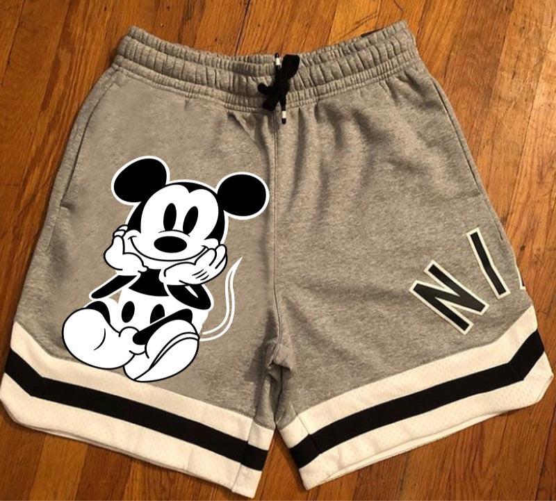 Mickey Custom Shorts- Stripes