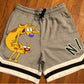 CatDog Custom Shorts- Stripes
