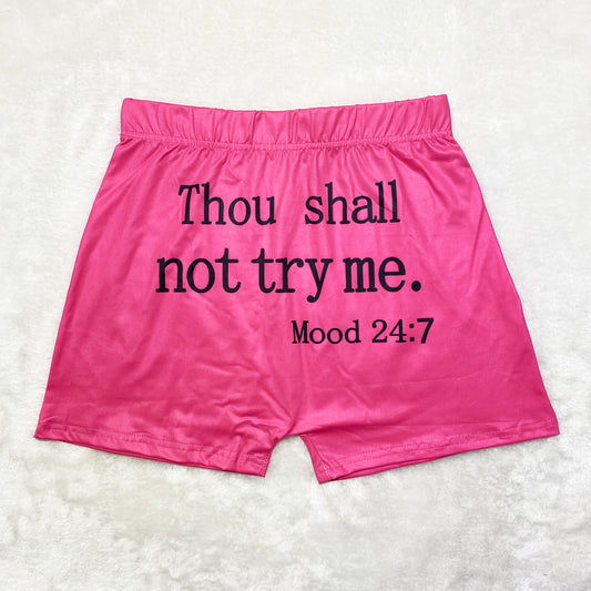 “Mood 24/7” Shorts (Pink)