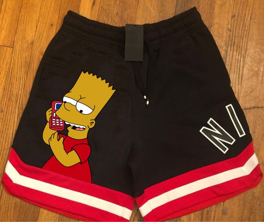 Bart Custom Shorts- Stripes