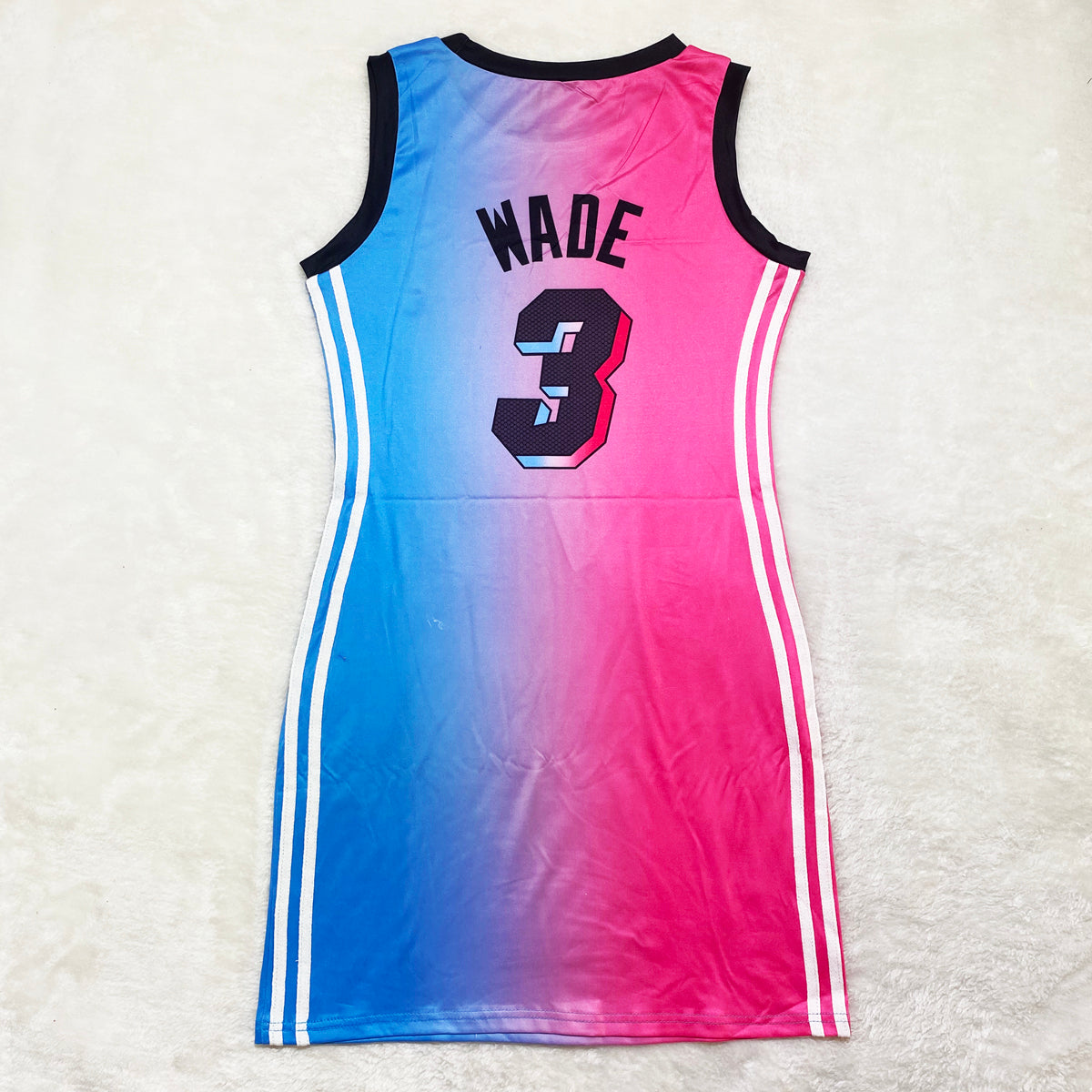 Pink/Blue Miami Jersey Dress