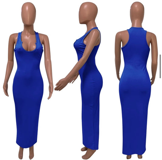 Racayla Bodycon Dress - Dark Blue