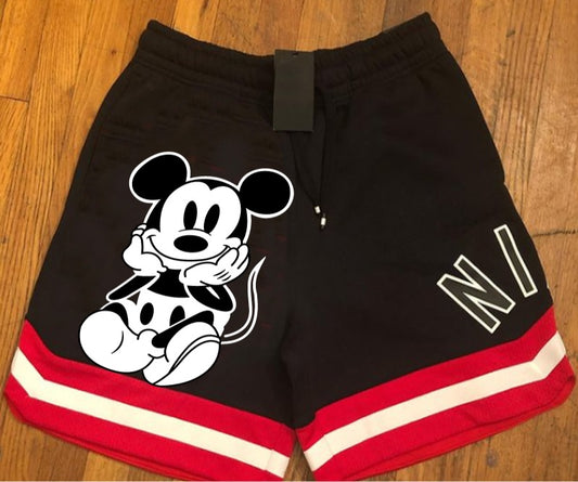 Mickey Custom Shorts- Stripes