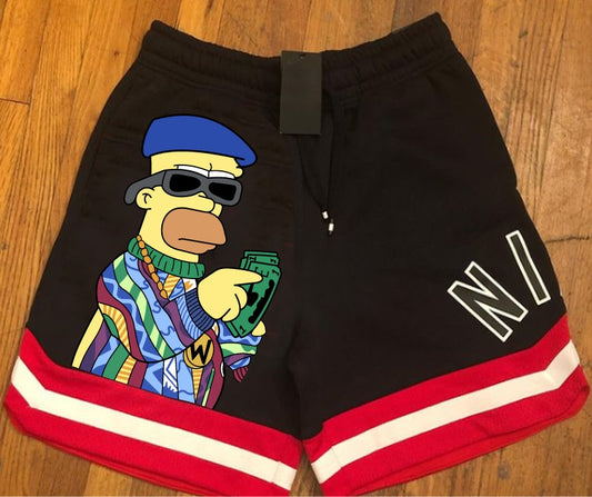 Homer Custom Shorts- Stripes