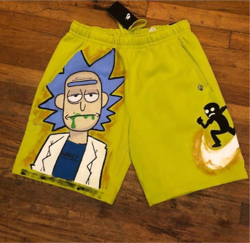 Rick and Morty Custom Shorts