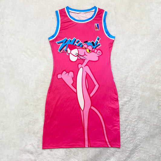 Pink Panther Jersey Dress