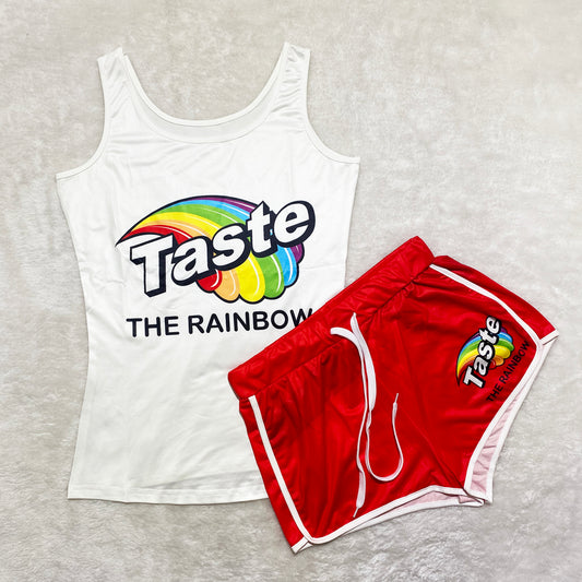 “ Taste the Rainbow” 2 Piece Shorts Set