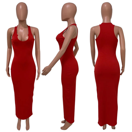 Racayla Bodycon Dress - Red