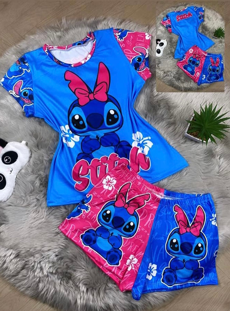 Stich 2 Piece Shirt Set