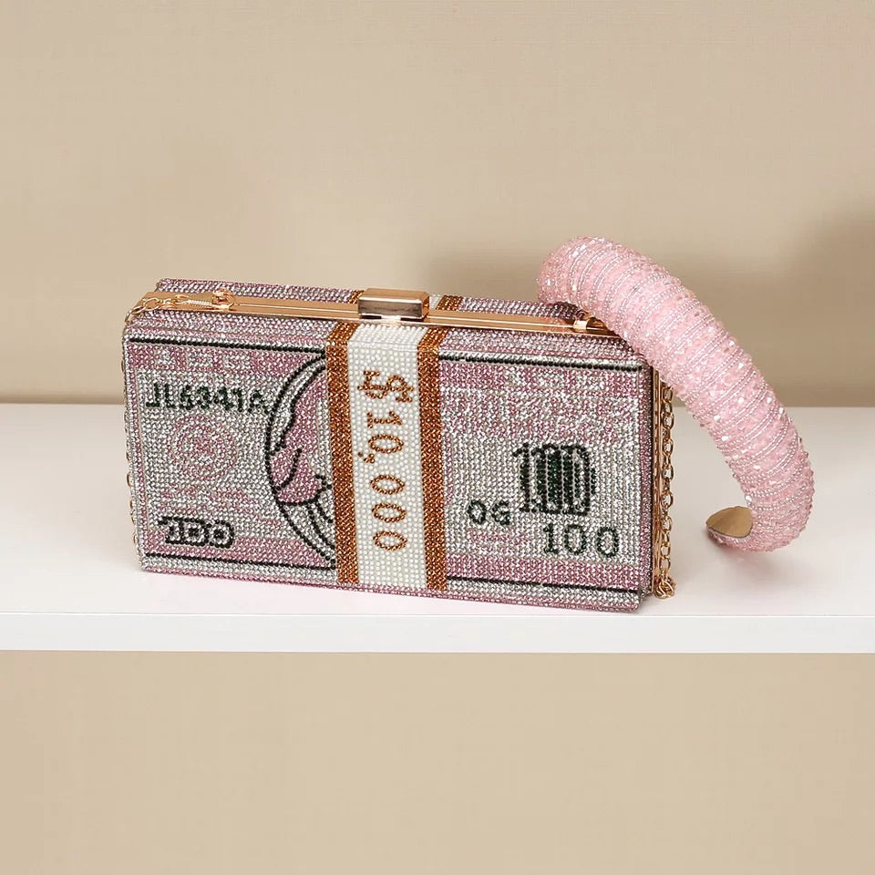 Pink Money Bag Set