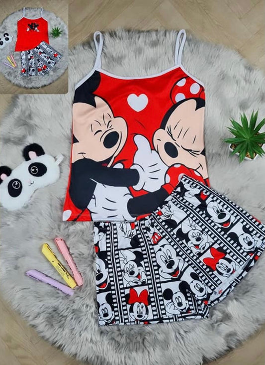 Minnie & Mickey 2 Piece Shorts Set